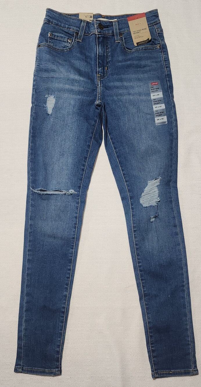 721 Levi's high rise skinny jeans W26xL30 women's